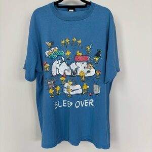 Peanuts Vintage Sleep‎ Over T-shirt Size XL